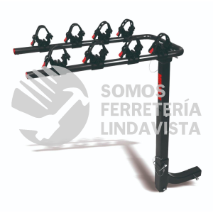 RBMT-04 RACK PARA 4 BICICLETAS MONTAJE EN TIRON 2" 60 KILOGRAMOS MIKELS