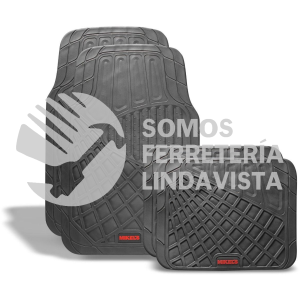 TA-2 TAPETES PARA AUTO DE HULE GRIS DE LUJO MIKELS