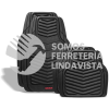 TA-4 TAPETE PARA AUTO DE HULE NEGRO PREMIUM MIKELS