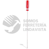DC-188 DESARMADOR CRUZ 1/8" X 8" BARRA ACERO CROMADO MANGO PVC TAMER