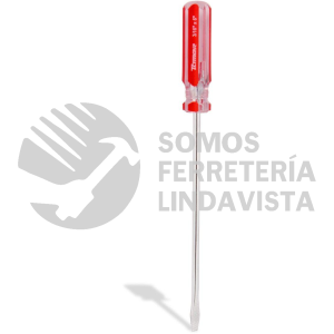 DP-3166 DESARMADOR PLANO 3/16" X 6" BARRA ACERO CROMADO MANGO PVC TAMER