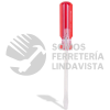 DP-144 DESARMADOR PLANO 1/4" X 4" BARRA ACERO CROMADO MANGO PVC TAMER