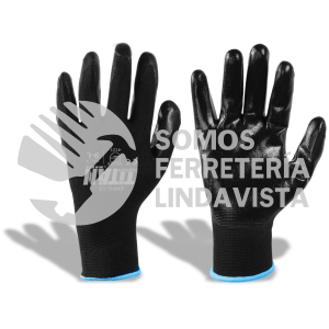 EPPG-13C GUANTE DE NYLON CON RECUBRIMIENTO DE NITRILO LISO TALLA CHICA TITAN