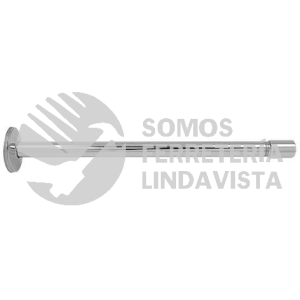 45-R BRAZO RECTO CON CHAPETON PARA REGADERA ELECTRICA CROMO RUGO