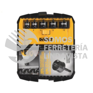 D1800IR5 JUEGO DE 5 BROCAS SIERRAS DE IMPACTO DEWALT