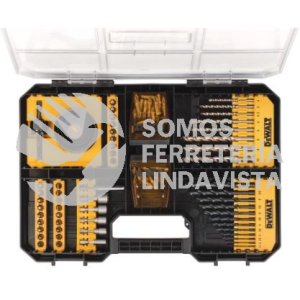 DT71569-QZ JUEGO DE ACCESORIOS PARA TALADRO 100 PZAS DEWALT