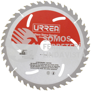 DSM840 DISCO PARA SIERRA CIRCULAR PARA MADERA 40 DIENTES, 8-1/4" URREA