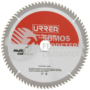 DSA12100 DISCO PARA SIERRA CIRCULAR PARA CORTE MULTI-MATERIAL 100 DIENTES, 12" URREA