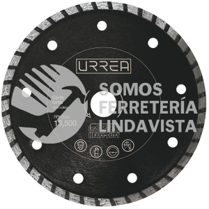 DDPT7 DISCO DE DIAMANTE USO PESADO CORTE TURBO 7" URREA