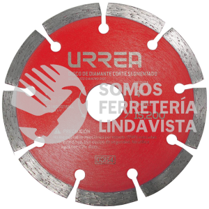 DDIS45 DISCO DE DIAMANTE SEGMENTADO, 4-1/2" URREA