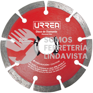 DDIS9 DISCO DE DIAMANTE SEGMENTADO, 9" URREA