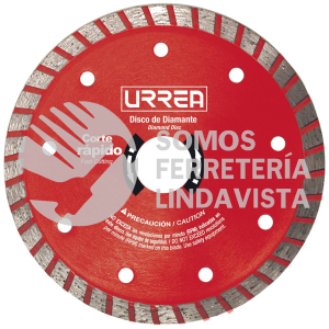 DDIT9 DISCO DE DIAMANTE TURBO, 9" URREA