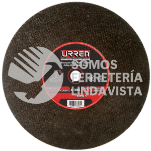 U758 DISCO ABRASIVO TIPO 1 PARA METAL 14" X 7/64" URREA