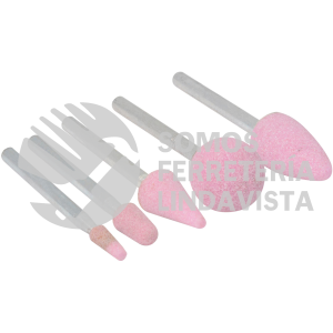 APM5B JUEGO DE 5 PUNTAS MONTADAS OXIDO DE ALUMINIO ROSAS TIPO B URREA