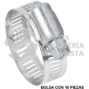 44237 AB-16 BOLSA CON 10 ABRAZADERAS REFORZADAS # 16 3/4 - 1-1/2" FIERO
