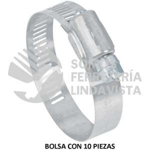 44239 AB-24 BOLSA CON 10 ABRAZADERAS REFORZADAS # 24 1-1/4 - 2" FIERO