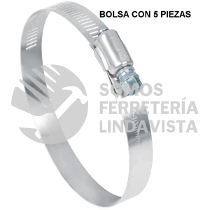 44247 AB-56 BOLSA CON 5 ABRAZADERAS REFORZADAS # 56 3-1/16 - 4" FIERO
