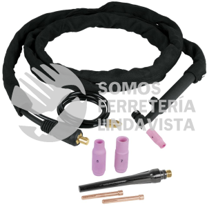14112 AN-GRUPO1 JUEGO DE 8 PZ ANTORCHA Y ACCESORIOS SOLDADORAS PROCESO TIG TRUPER