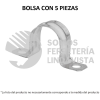 46030 AO-114 BOLSA CON 5 ABRAZADERAS 1-1/4" TIPO OMEGA PARA TUBO VOLTECK
