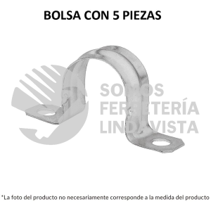 46032 AO-2 BOLSA CON 5 ABRAZADERAS 2" TIPO OMEGA PARA TUBO VOLTECK