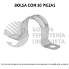 46926 AO-3/8 BOLSA CON 10 ABRAZADERAS 3/8" TIPO OMEGA PARA TUBO VOLTECK
