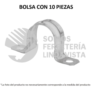 46926 AO-3/8 BOLSA CON 10 ABRAZADERAS 3/8" TIPO OMEGA PARA TUBO VOLTECK