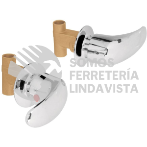 49799 AQE-662 JUEGO 2 LLAVES DE EMPOTRAR SOLDABLE TIPO PALANCA AQUA FOSET