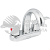 49693 AQM-52 MEZCLADORA CROMO 4" PARA LAVABO NARIZ CURVA PALANCA AQUA FOSET