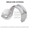 46920 AU-1/2 BOLSA CON 10 ABRAZADERAS 1/2" TIPO UÑA PARA TUBO VOLTECK