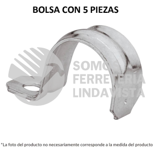 46042 AU-2 BOLSA CON 5 ABRAZADERAS 2" TIPO UÑA PARA TUBO VOLTECK