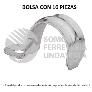 46927 AU-3/8 BOLSA CON 10 ABRAZADERAS 3/8" TIPO UÑA PARA TUBO VOLTECK