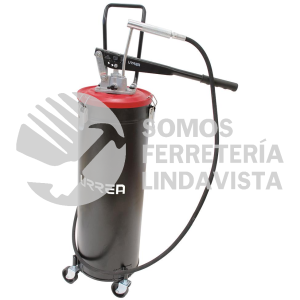 23622 INYECTOR DE GRASA CON CUBETA DE PALANCA CON RUEDAS DE 20 KG, 4,000 PSI URREA