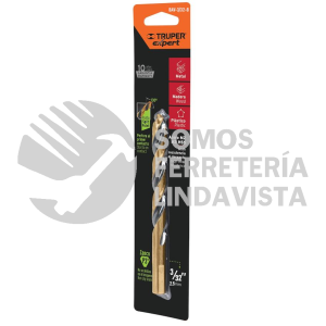 12738 BAV-3/32-B BROCA HSS 3/32" TRUGOLD PARA METAL EN BLISTER TRUPER