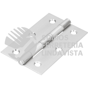 43204 BR-354 BISAGRA RECTANGULAR 3-1/2" ACERO INOXIDABLE HERMEX