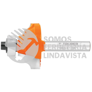 11486 BROU-M1-1/8X BROCA PARA ROUTER MOLDURA CLASICA 1-1/8" CON BALERO TRUPER