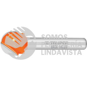 11461 BROU-MC3/8 BROCA PARA ROUTER MEDIA CAÑA 3/8" TRUPER