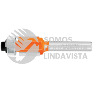 11444 BROU-RB1/2X BROCA PARA ROUTER CORTE RECTO 1/2" CON BALERO TRUPER