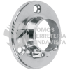 48975 BTR-3 BRIDA CROMADA PARA TUBO REDONDO DE CLOSET HERMEX