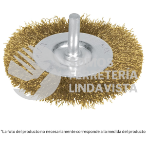 11573 CA-1-1/2F CARDA CIRCULAR 1-1/2" ALAMBRE FINO PARA TALADRO TRUPER