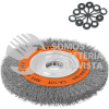 17524 CA-107 CARDA ALAMBRE ONDULADO 8" X 3/4" PARA ESMERIL TRUPER