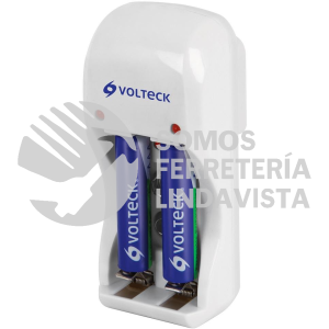 46043 CA-RE-7 CARGADOR DE PILAS AA AAA Y 9V INCLUYE 2 PILAS AAA VOLTECK