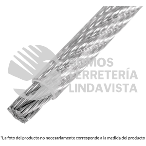 48812 CAB-1/4FX3 METRO CABLE FLEXIBLE 1/4" ACERO 7X19 RECUBIERTO PVC 300 M FIERO