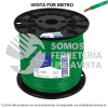 40121 CAB-12V-500 METRO DE CABLE THHW-LS 12 AWG VERDE EN CARRETE DE 500 M VOLTECK