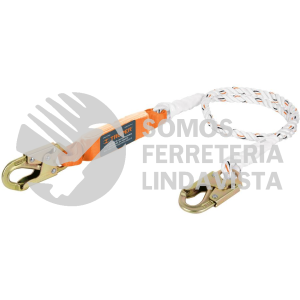 10763 CAB-5431-18-A LINEA DE VIDA 1.8M CUERDA POLIESTER ABSORBEDOR IMPACTOANSI TRUPER