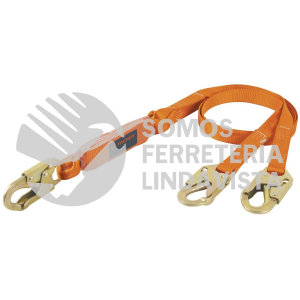 17041 CAB-5433-18-A LINEA DE VIDA CON ABSORBEDOR DE IMPACTO DOBLE BRAZO ANSI TRUPER