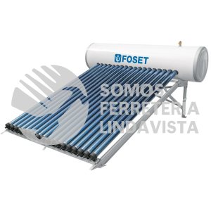 49966 CALE-18HS CALENTADOR SOLAR DE AGUA HEAT PIPE 18 TUBOS 200L 5 PERSONAS FOSET