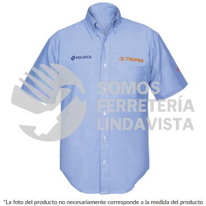 60383 CAM-AZ-CXXL CAMISA AZUL PARA CABALLERO MANGA CORTA TALLA XXG TRUPER