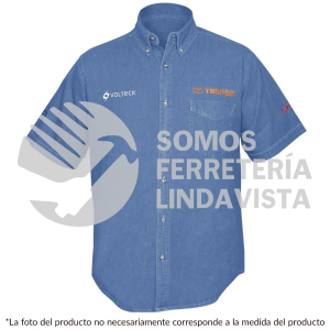 60340 CAM-MEZ-CS CAMISA DE MEZCLILLA PARA CABALLERO MANGA CORTA TALLA CH TRUPER
