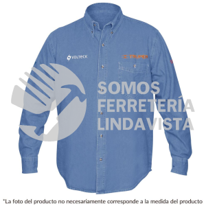 60339 CAM-MEZ-LXL CAMISA DE MEZCLILLA PARA CABALLERO MANGA LARGA TALLA XG TRUPER