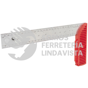 800310 ESCUADRA DE CARPINTERO CON MANGO PLASTICO 10" URREA